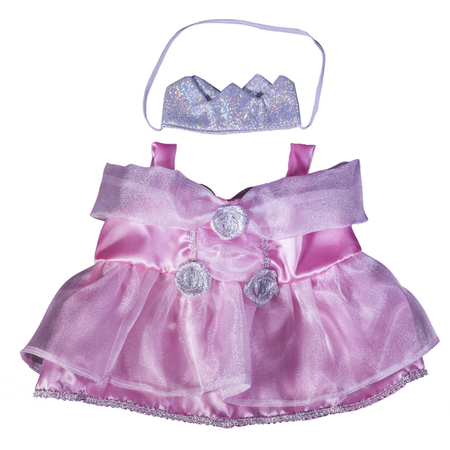 Costume Principessa Rosa &amp; Argento con corona - 3040