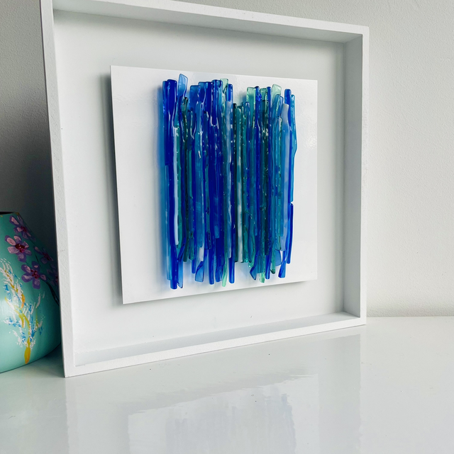 Glas sculptuur - Feeling Blue