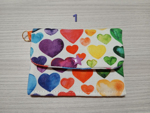 Porte-cartes anti-ondes cœur