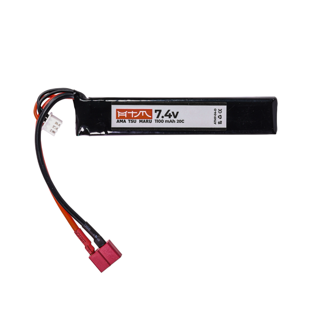 Batterie LiPo ATM Power 7,4V 1100mAh 20C Mini Stick (T-dean)
