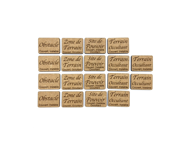 Jetons d'effets de terrains pour AOS (Lot de 16)