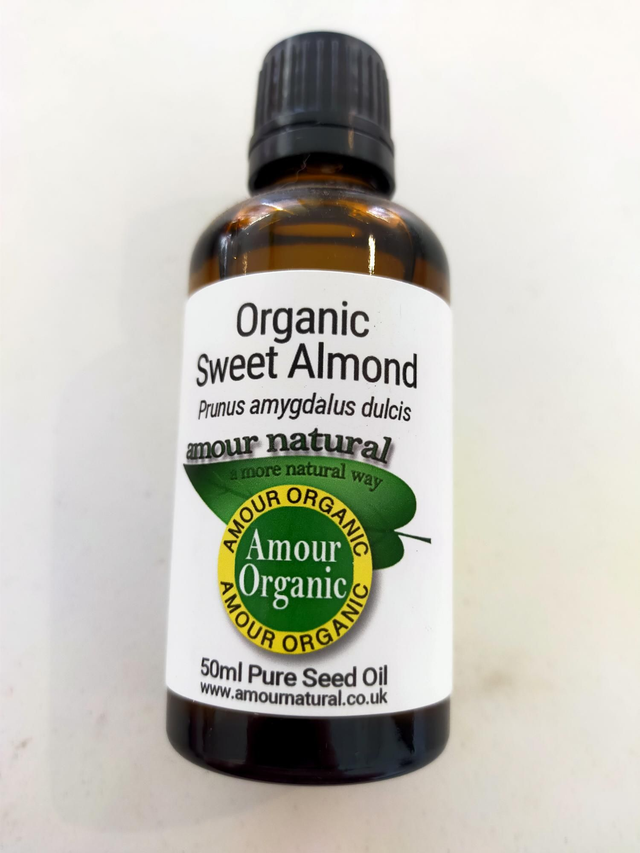 Sweet Almond oil, organic Prunus (amygdalus dulcis) 100ml SALORG0050 