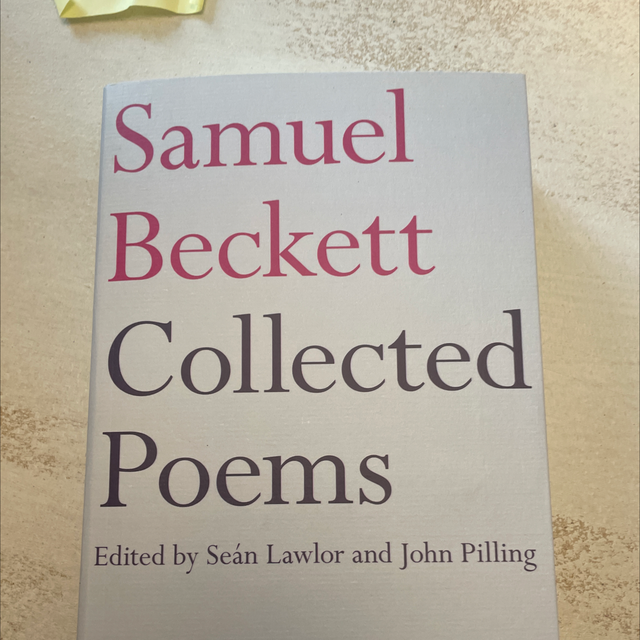 Collected Poems Samuel Beckett