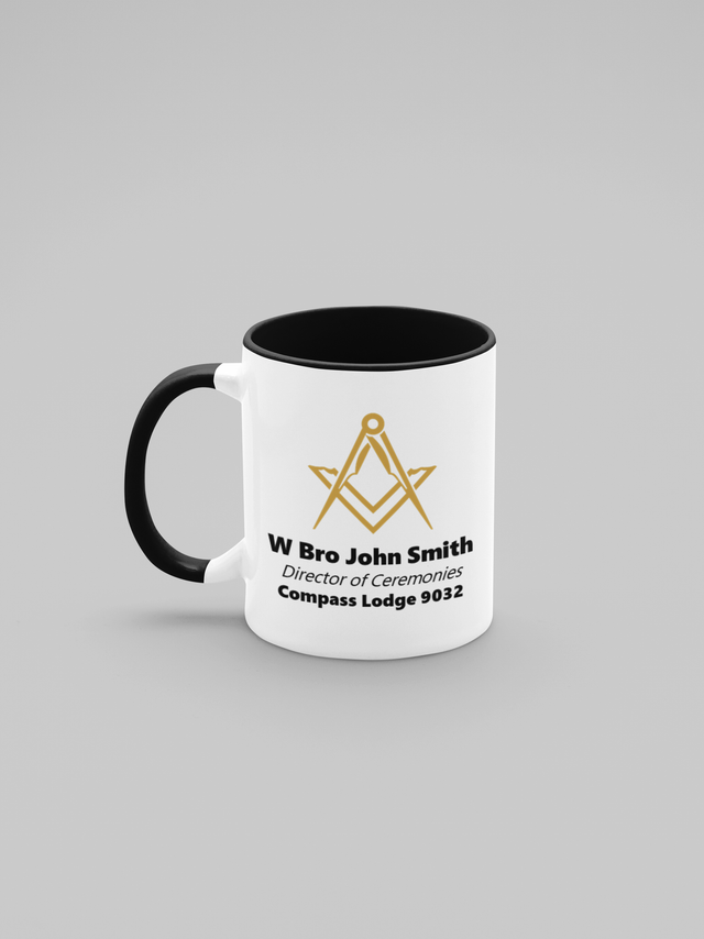 Personalised Masonic Mug