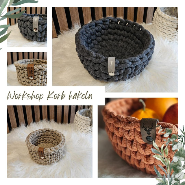 Häkelworkshop Körbchen mit Henriette Brombeere