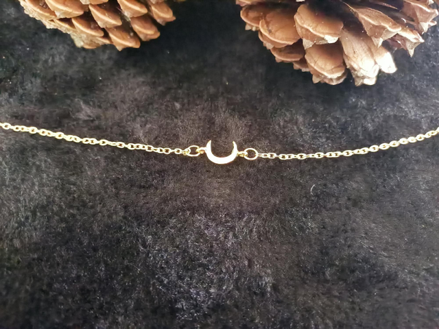 Bracelet lune  - 23 cm 