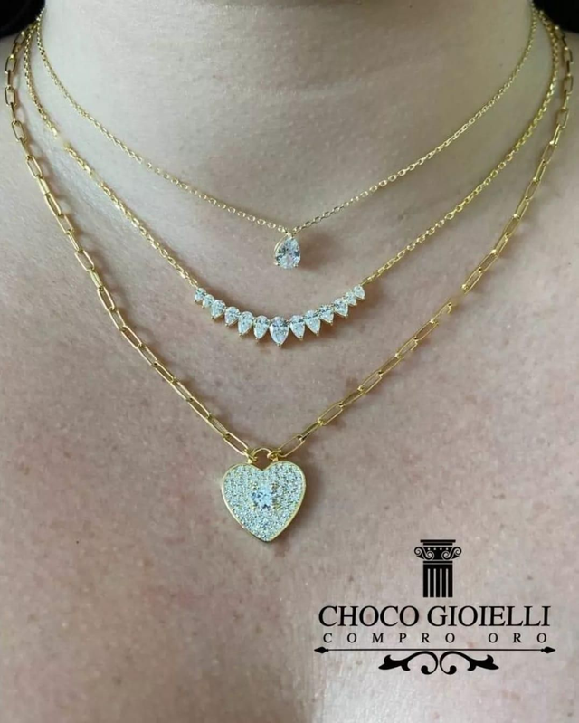 Gocce e Cuore - Argento 925
