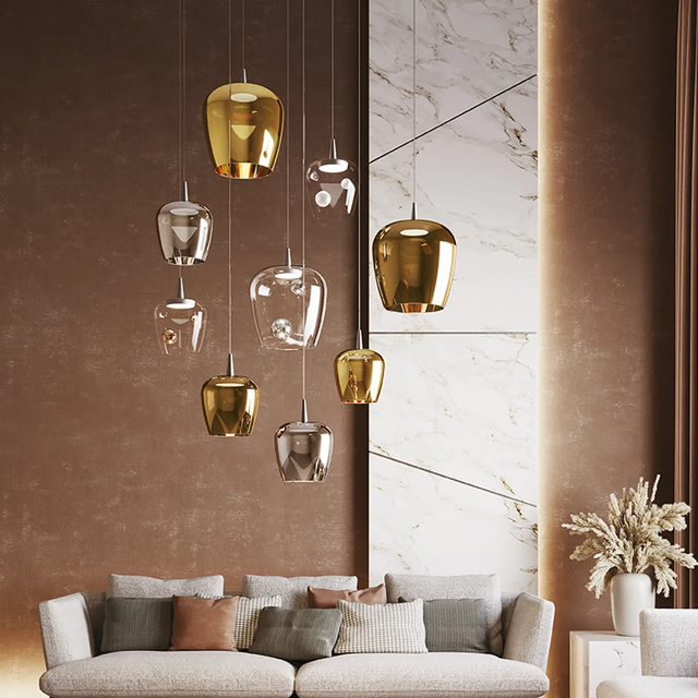 Zafferano Bilia 230 V Lampe en suspension Nude