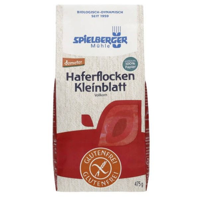 Spielberger Haferflocken Kleinblatt glutenfrei 475g Packung