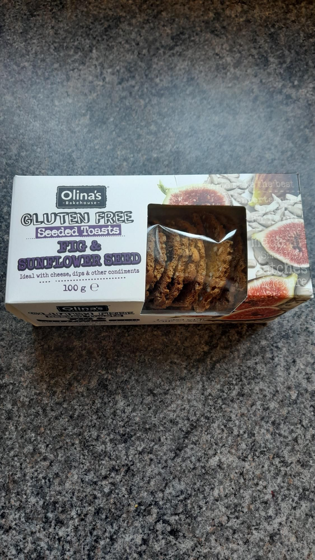 Olina's Fig &amp; Sunflower Seeded Toast