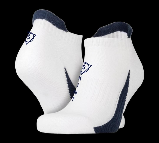 Skint Socks Trainer [white-navy] (W)