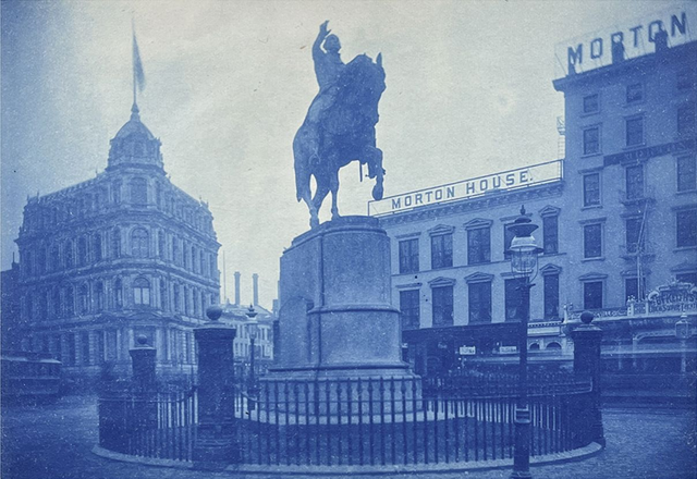 George Washington at East 14th Street, New York, ca. 1900