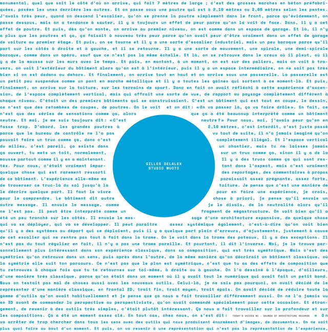 Today's Voices #1 - Gilles Delalex / Studio Muoto