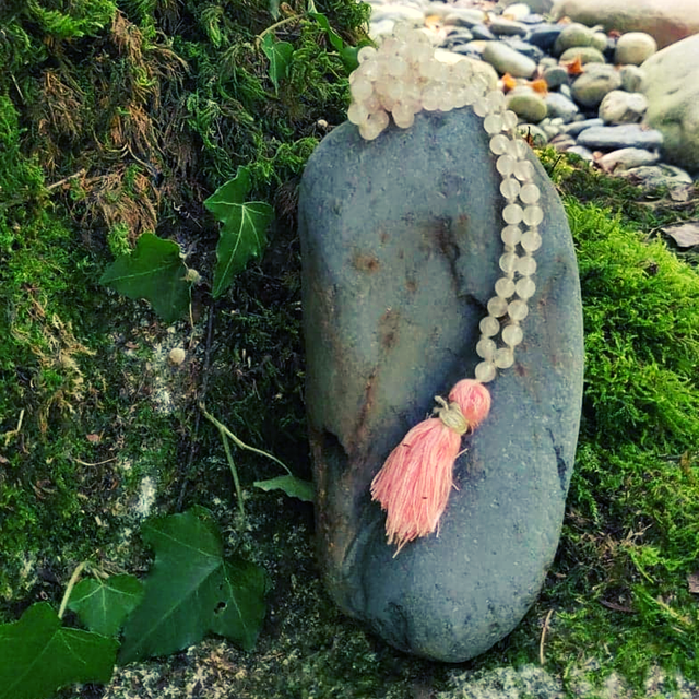 Quartz Rose Malas 108 perles 6 mm