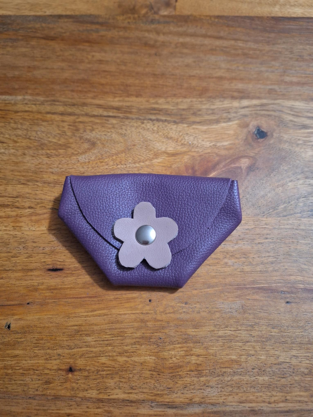 Porte monnaie violet 