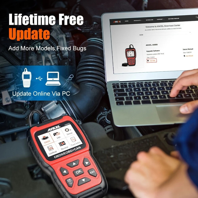 Multilingual Engine Code Reader OBD2