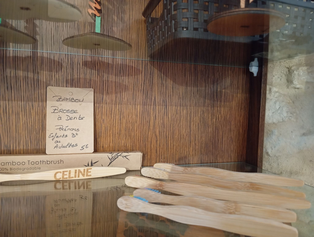 Brosse à dents en bambou personnalisée pour enfants