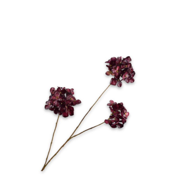 Silk-Ka Hortensia Tak Bordeaux 85cm