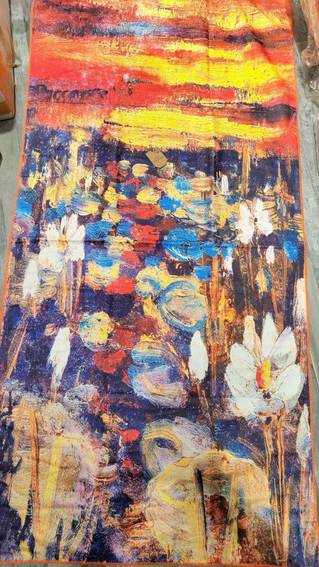 Telo mare ninfee di Monet