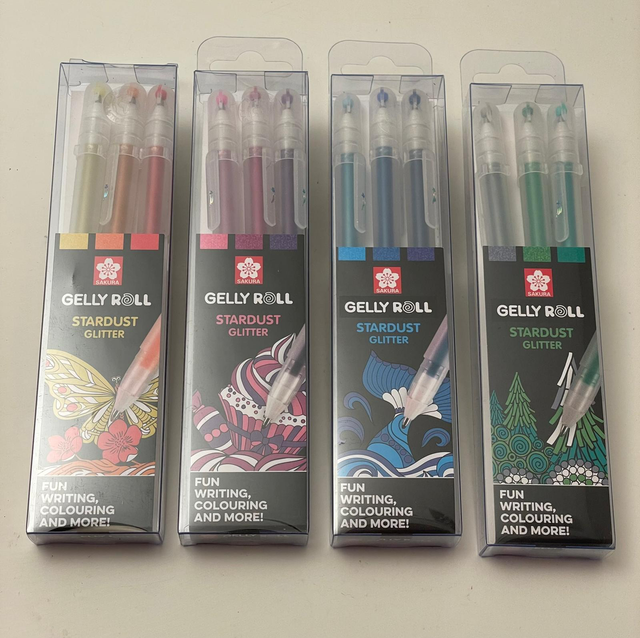 Stifte Gelly Roll Stardust 3 Set diverse Farben