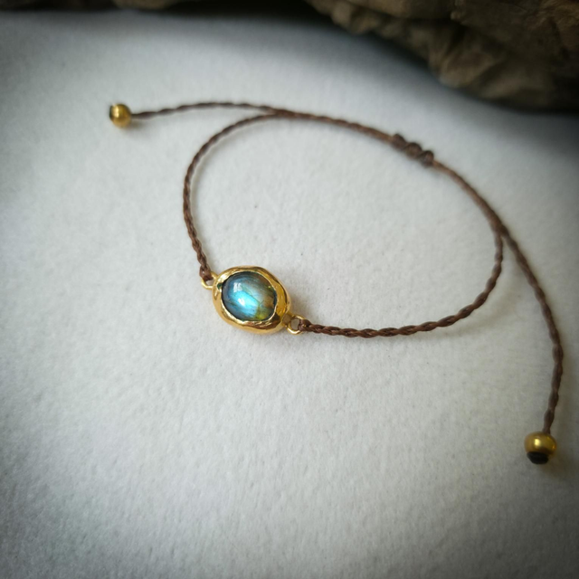 Pulseira Hécate com Labradorite