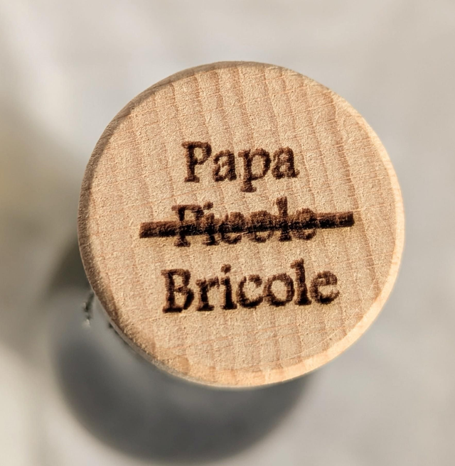 Bouchon de bouteille - Papa picole bricole 