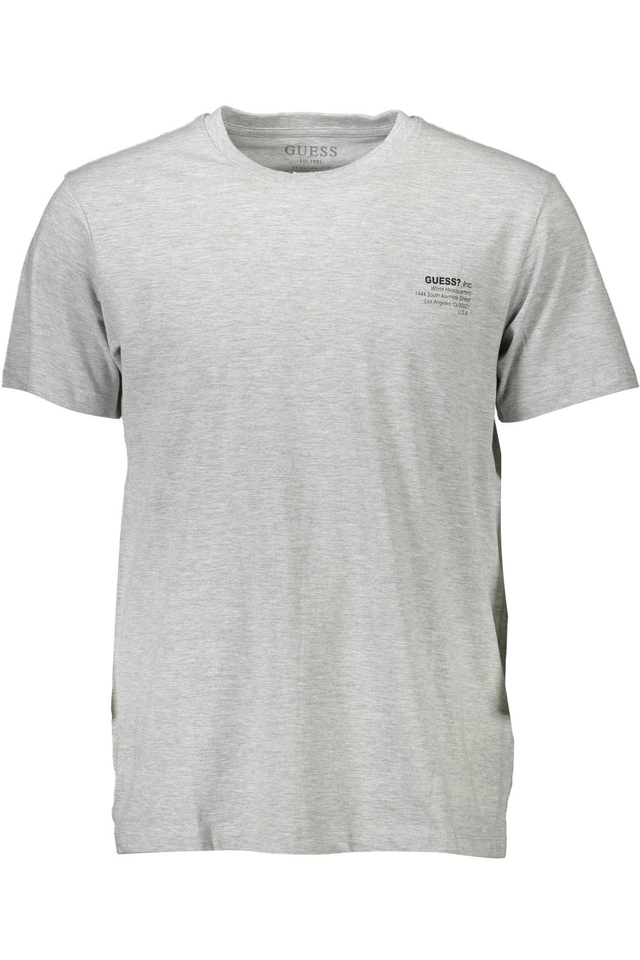 244GUESS JEANS T-SHIRT MANICHE CORTE UOMO GRIGIO