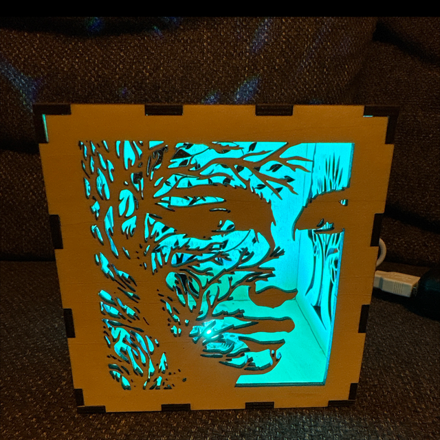 Cube Lumineux visage 