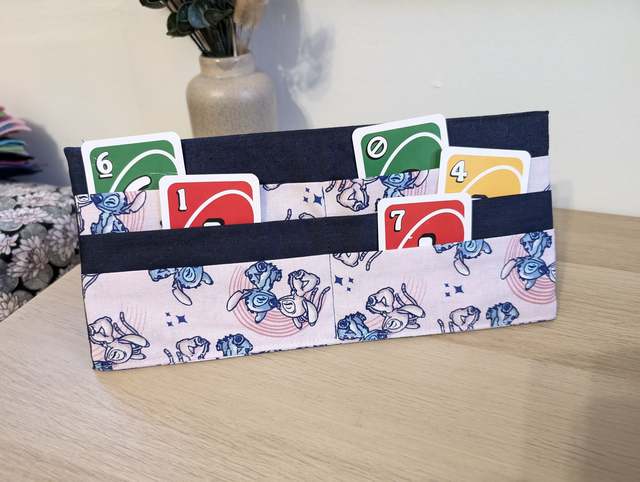 Porte-cartes de jeu enfant modèle stitch