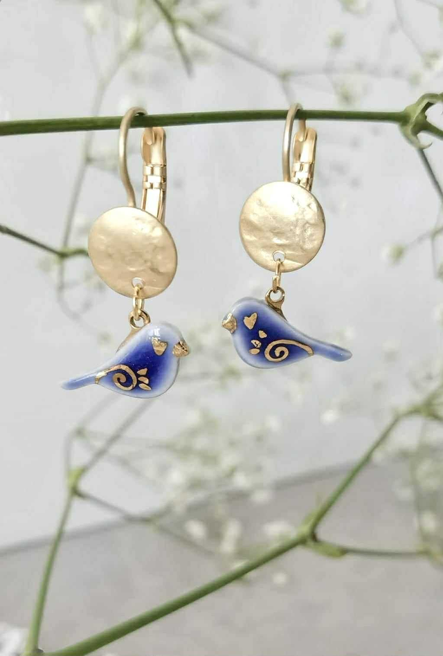 "Passarinhos" Brincos Médios / Medium Earings