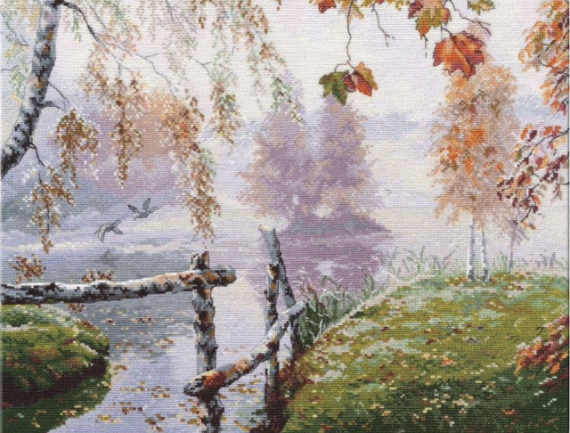 The Breath of Autumn - Cross Stitch kit by Oven