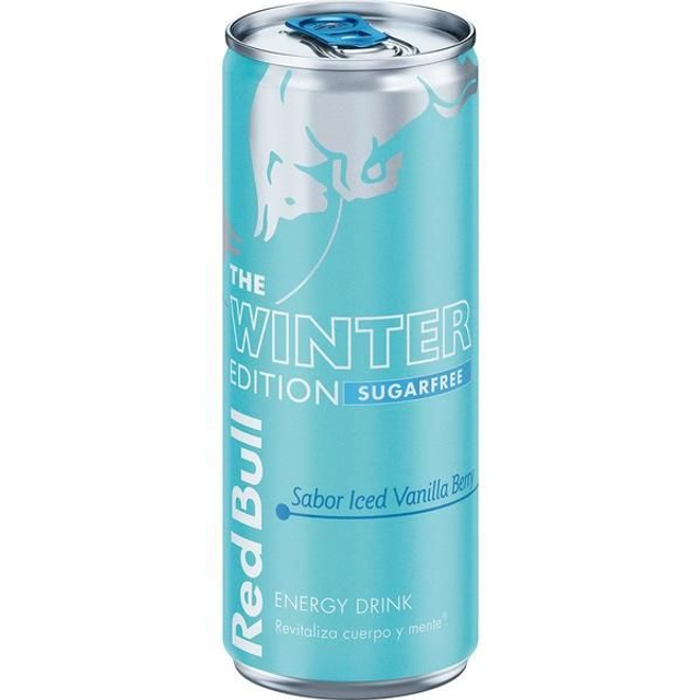 Red Bull The Winter Edition Bebida Energética Sabor Vainilla Helada Y Bayas Lata 25 Cl