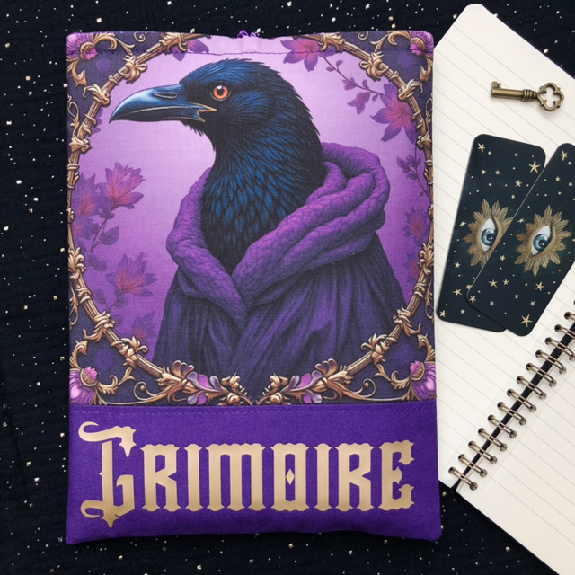 Pochette à livre broché - Le grimoire de la Morrigan 