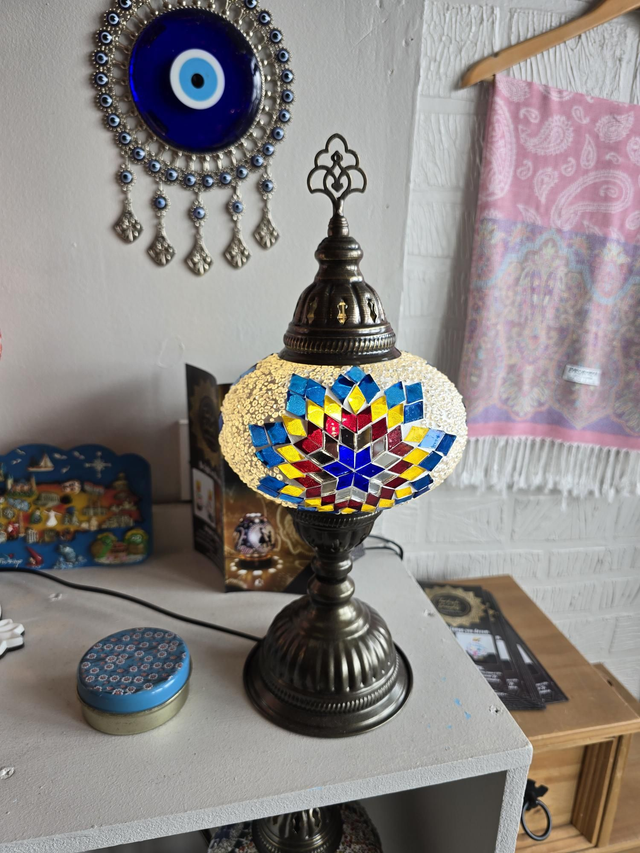 Large Mosaic Table Lamp