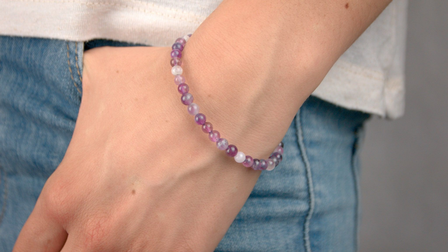 Bracelet en améthyste