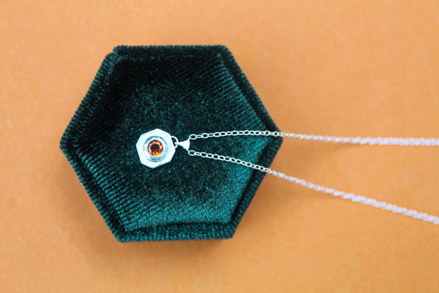 Collier émaillé Sonia | Citrine de Madère