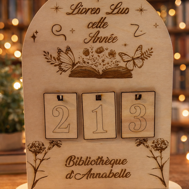 Compteur de livres personnalisés 📚