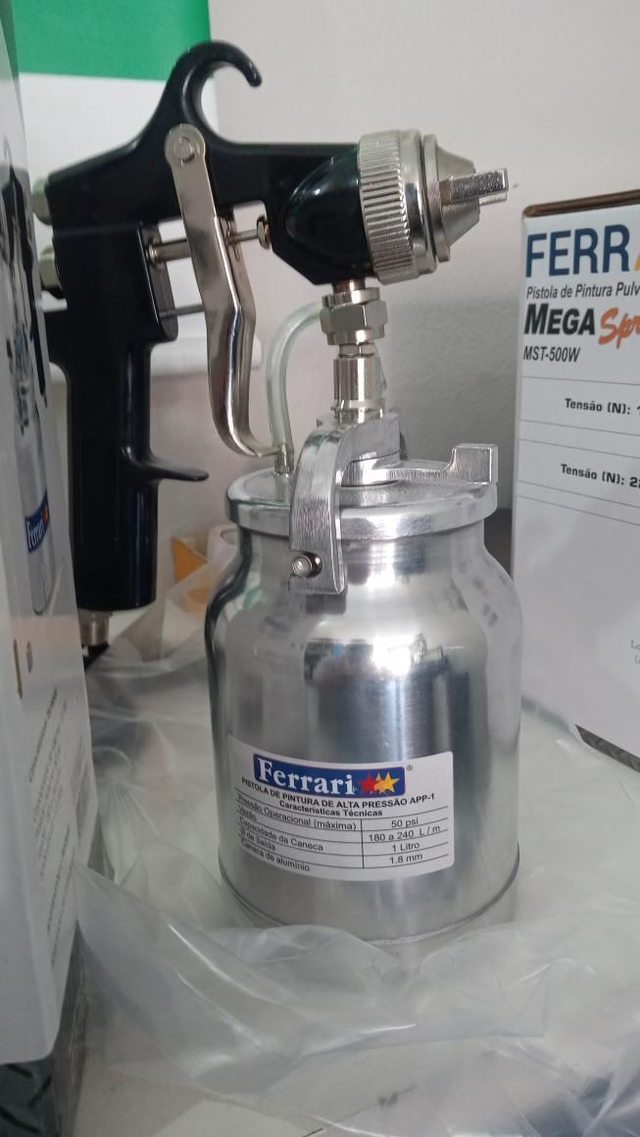 Pistola Pintura Alta Pressão Ferrari