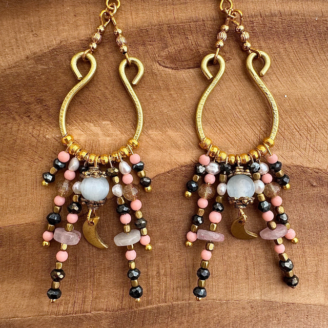 Boucles d'oreilles Luna