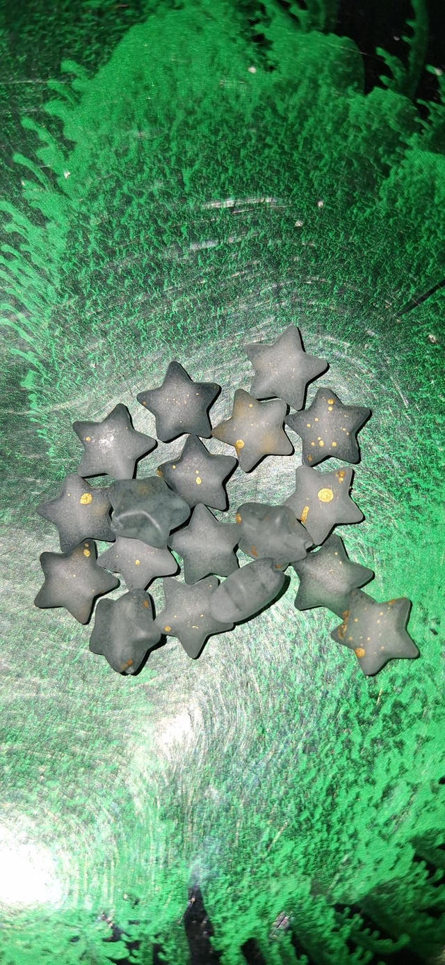 Acrylic stars grey