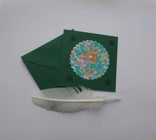 Bonne année en vert