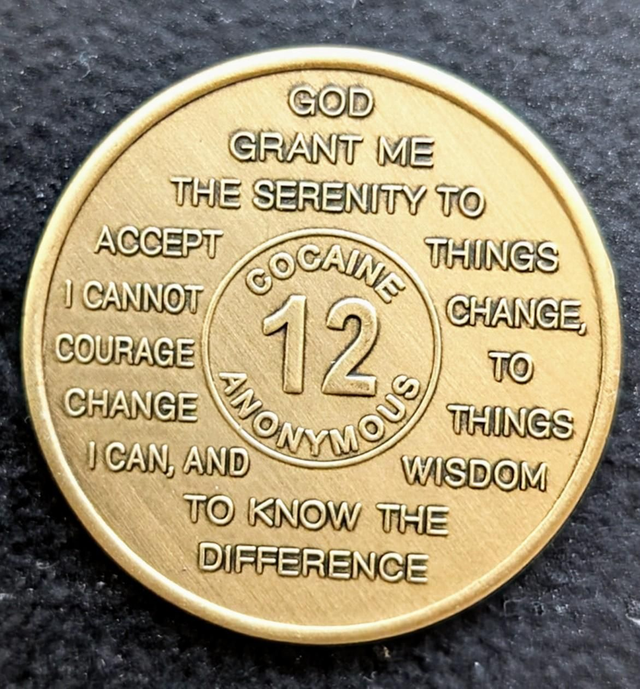 12 jaar metal coin 