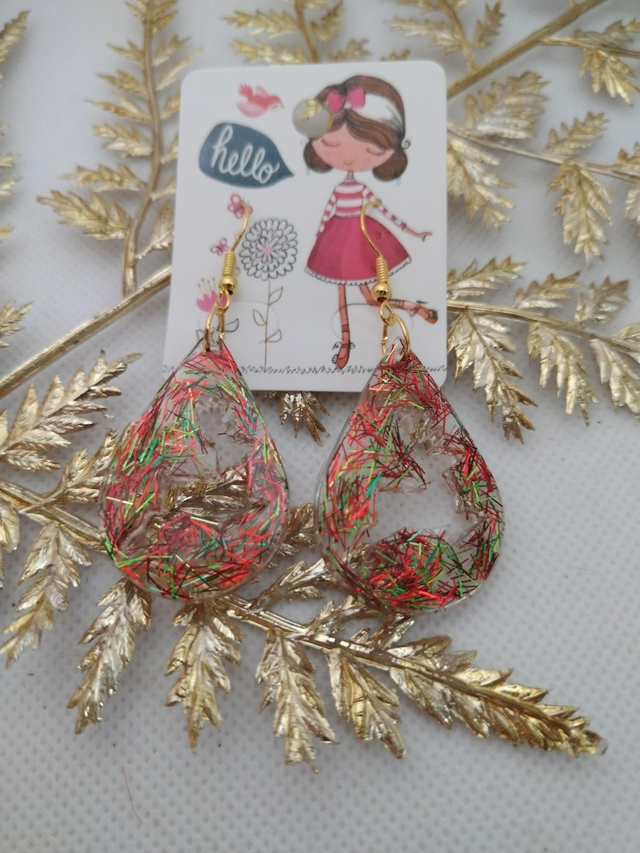 Boucles d'oreilles noël 