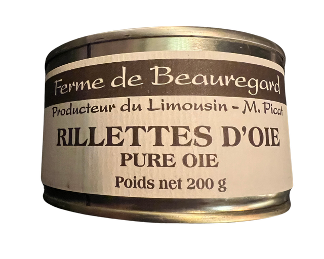 Rillettes d&#039;oie pure oie 200 g