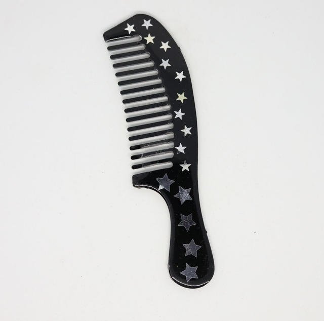 Peigne noir Etoiles