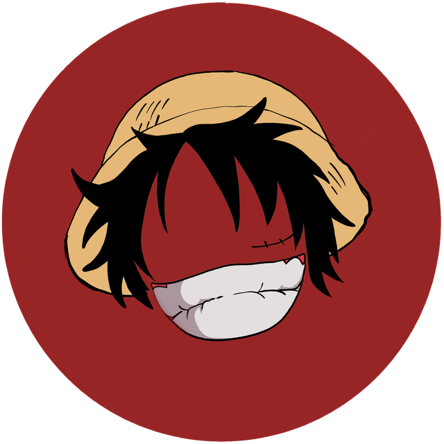 Cercle mural Luffy 30cm