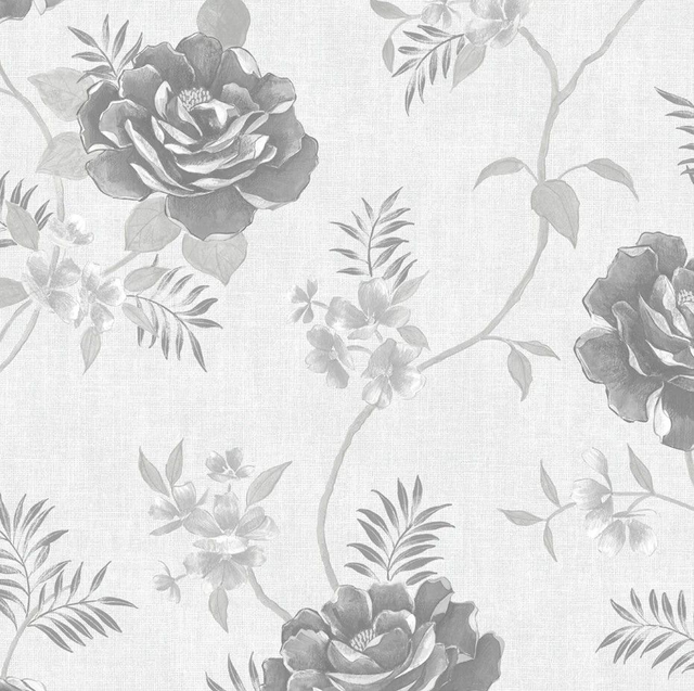 Rosalind Grey Floral - Darcy James Collection - 173501