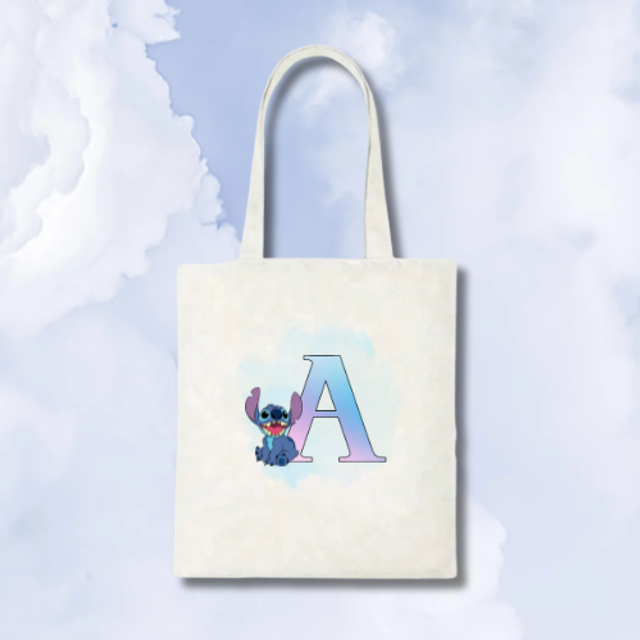 Tote bag Stitch Lettre