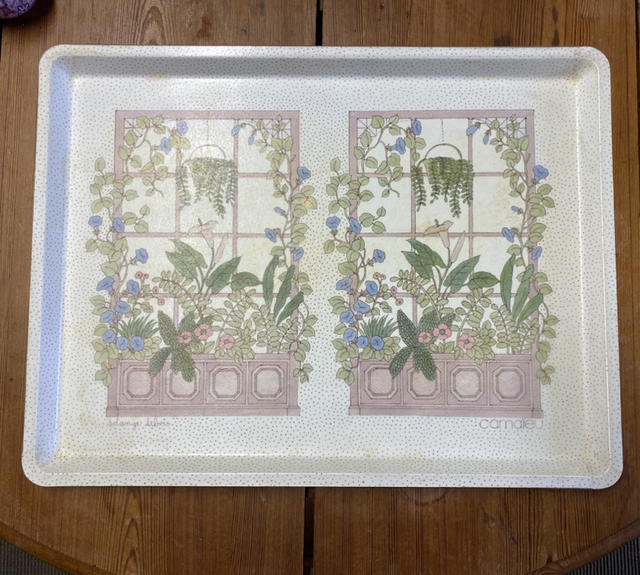 Plateau en fibre de verre « camaïeu »