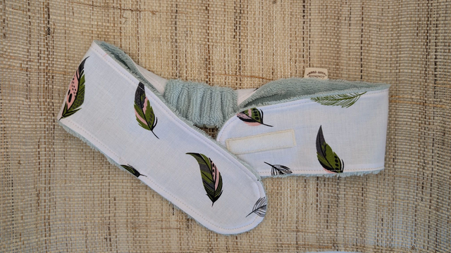 Bandeau soin visage - Collection "plumes"